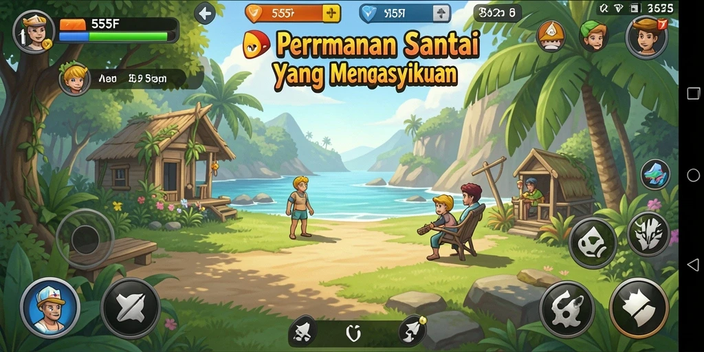 Gameplay <strong>555F</strong> yang seru dan menarik.