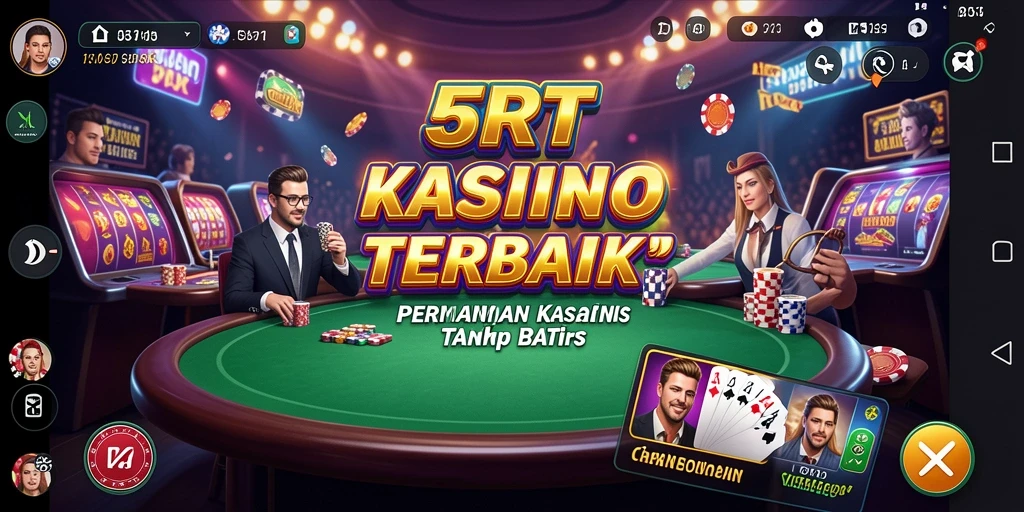 Gameplay menakjubkan di 5RT yang penuh warna.