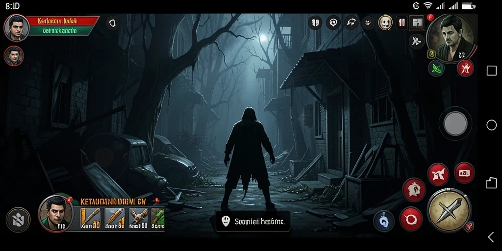 Screenshot menampilkan momen ketegangan dalam permainan 8ID.