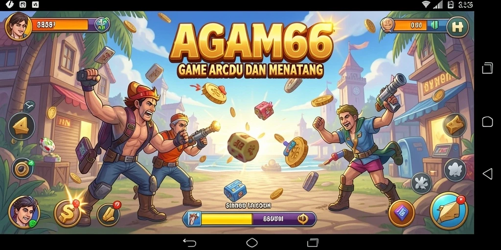 Tampilan gameplay <strong>AGAM66</strong> yang penuh aksi dan tantangan.