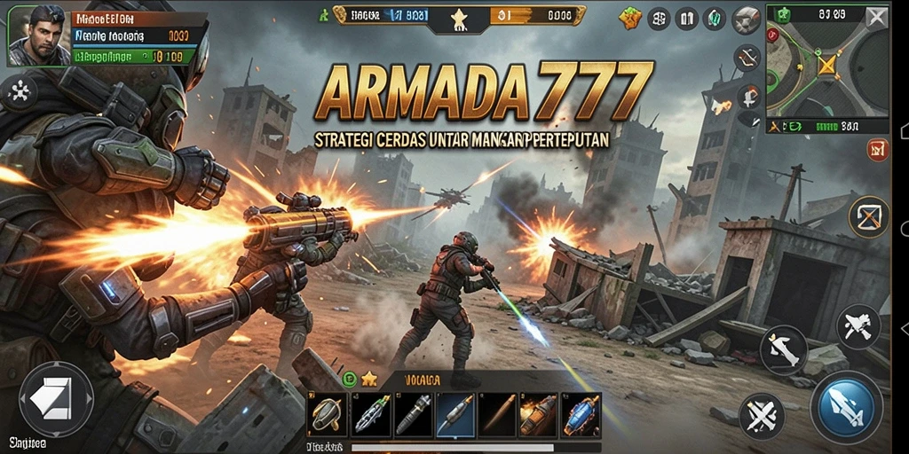 Tampilan gameplay ARMADA777 dengan strategi yang mendebarkan dan tantangan yang menarik.