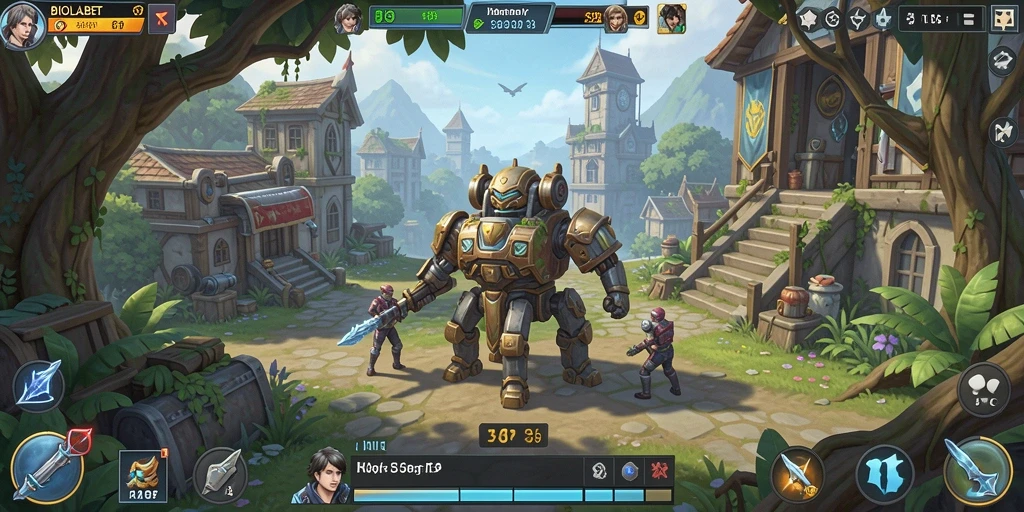 Tampilan gameplay menarik dari BIOLABET yang menunjukkan strategi SLG.
