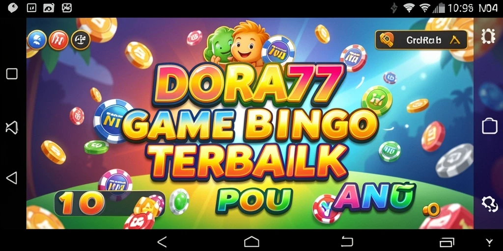 Screenshot DORA77 menampilkan gameplay seru Bingo dengan desain menarik.