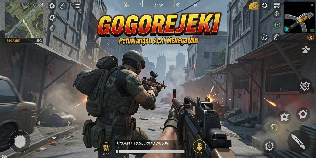 Tampilan gameplay seru dan menegangkan dalam GOGOREJEKI.