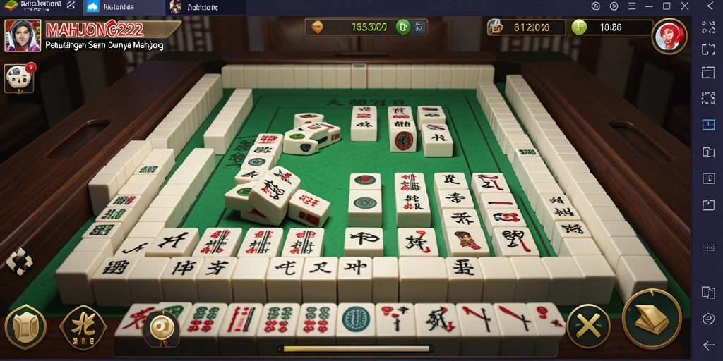 Gameplay menawan dari MAHJONG222 dalam petualangan Mahjong.