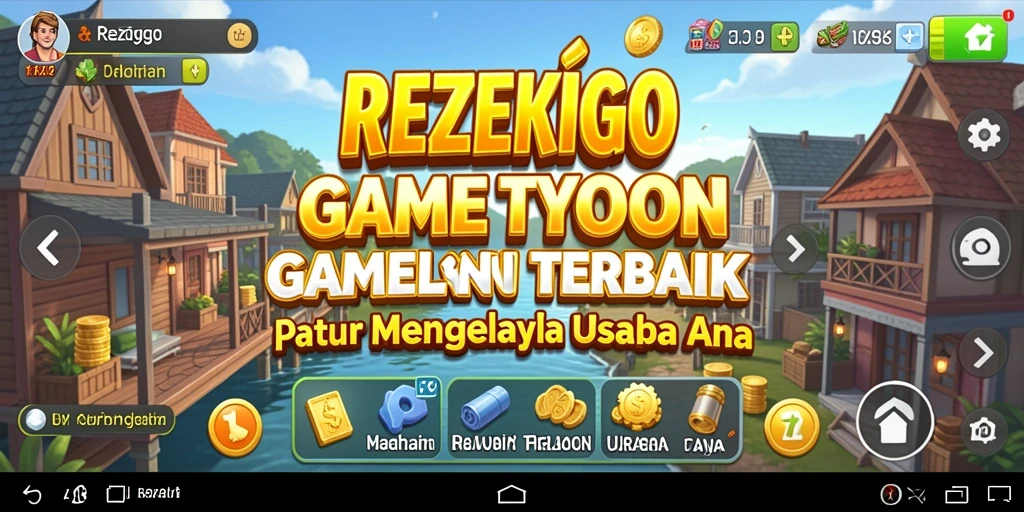 Gameplay seru dalam mengelola usaha di REZEKIGO.