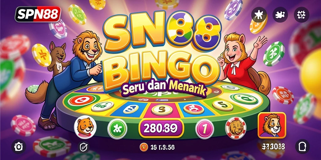 Tampilan gameplay yang menarik dalam aplikasi SPN88 Bingo.